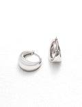 Alla Hoop Earrings, stylish silver hoops for chic everyday wear.